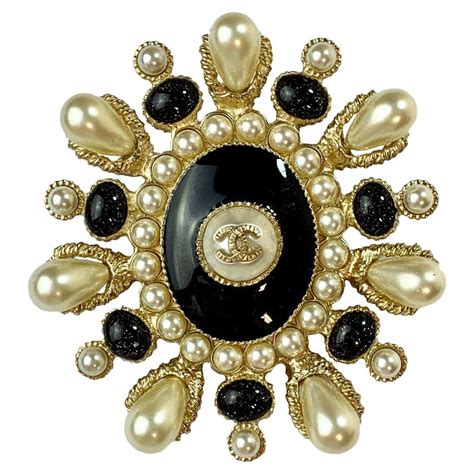 chanel cuba collection jewelry|CHANEL Brooch Paris Cuba Cruise Collection Oval in Gilt Metal .